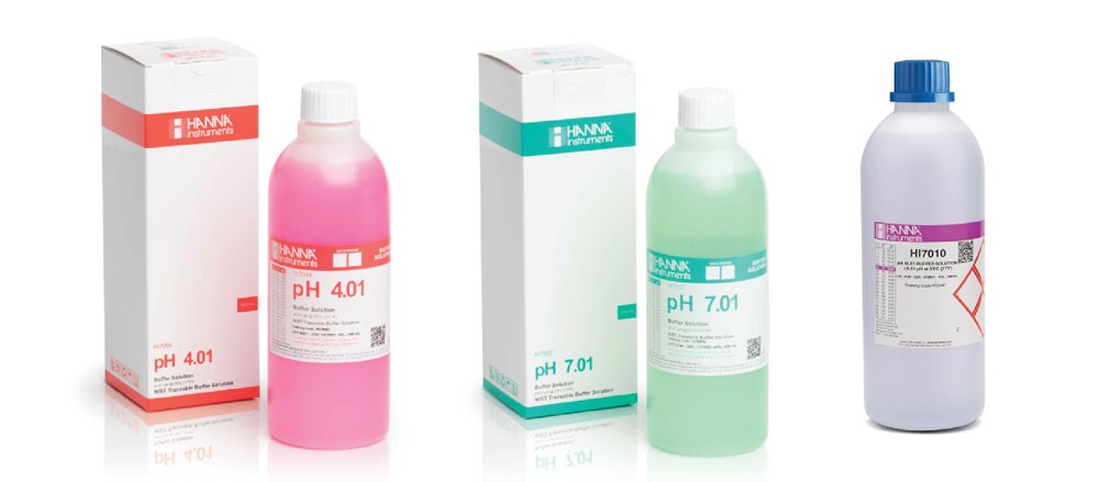 Hanna Instruments pH solutions