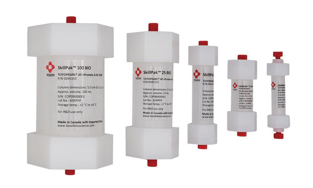 Tosoh SkillPak BIO Pre-Packed Columns